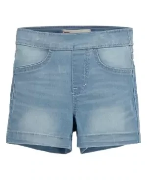 Levi&#39;s Girls Pull-On Shorty Stretch Denim Shorts, Size 6