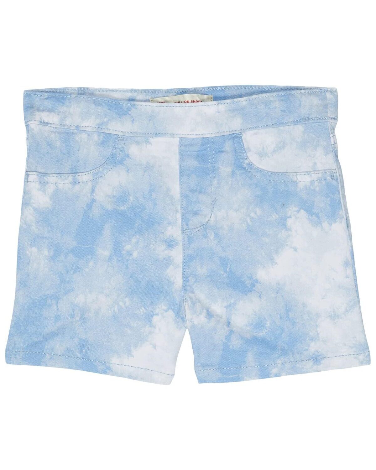 Levi&#39;s Kids Pull-on Shorty Shorts (Little Kids) (Cloud Wash) Girl&#39;s Shorts - Size 5