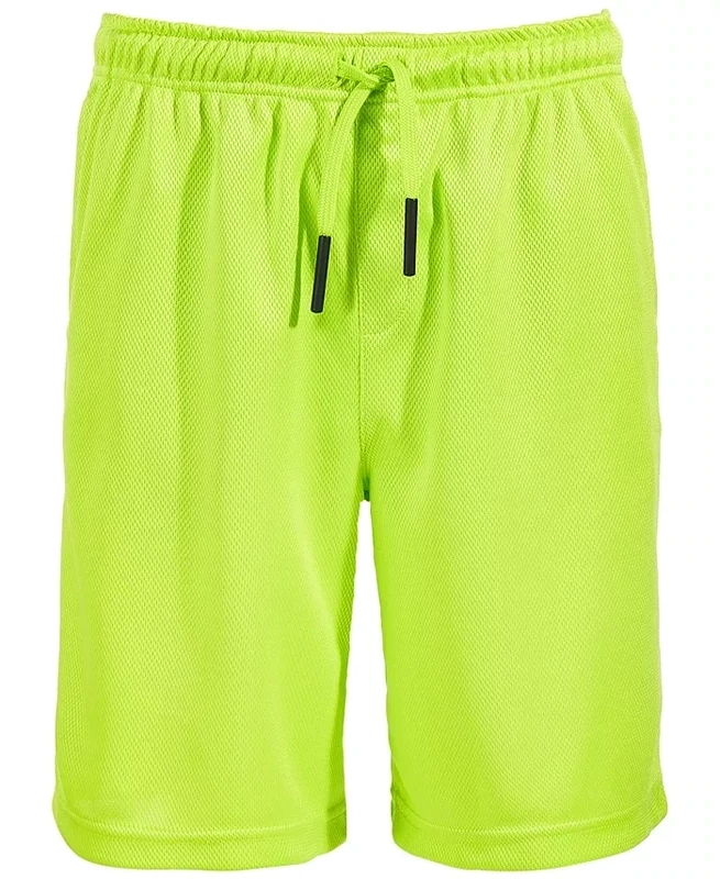 ID Ideology Big Boys Mesh Break Shorts, Lime Popsicle - Size Medium
