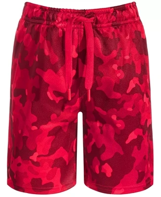 ID Ideology Little Boys Printed Shorts, Licorice Red - Size 6