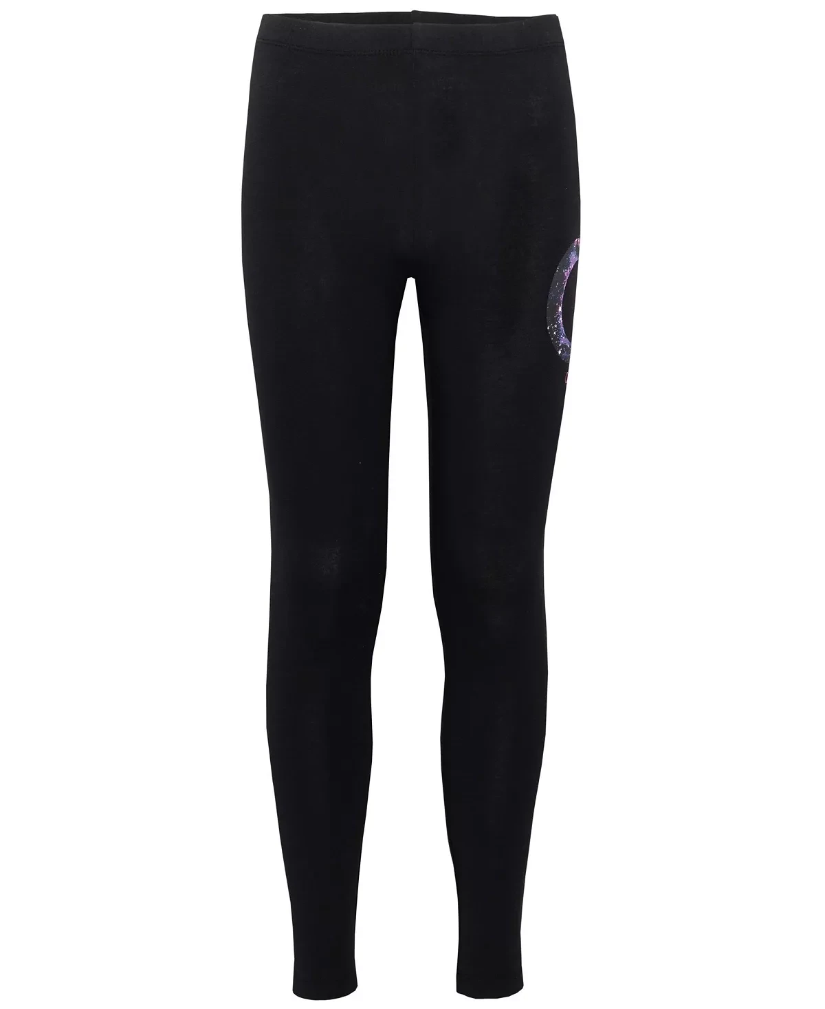 Calvin Klein Big Girls Performance Galaxy Logo Legging, Black - Size Medium (8/10)