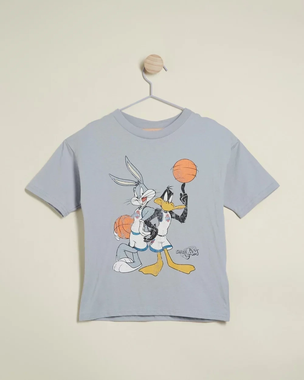 Cotton On Kids Drop Shoulder Short Sleeve Space, Jam Bugs &amp; Daffy - Size 3