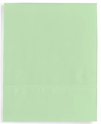Martha Stewart Collection Open Stock Solid Cotton 400 Thread Count Flat Sheet, Full, Bedding