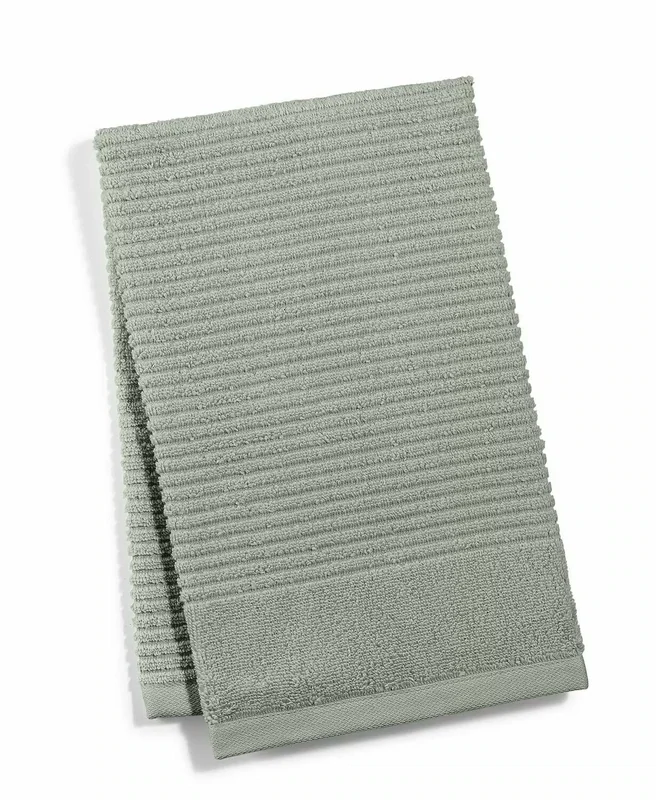 Martha Stewart Collection Quick-Dry Reversible Hand Towel, 16&quot; X 26&quot;, Bedding