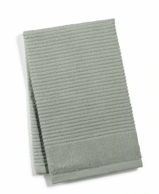 Martha Stewart Collection Quick-Dry Reversible Hand Towel, 16" X 26", Bedding