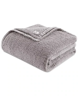 Woolrich Burlington Berber Blanket, Twin Bedding - Grey