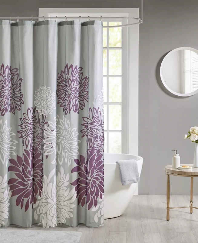 Madison Park Essentials Maible Floral Shower Curtain, 72&quot; x 72&quot; Bedding