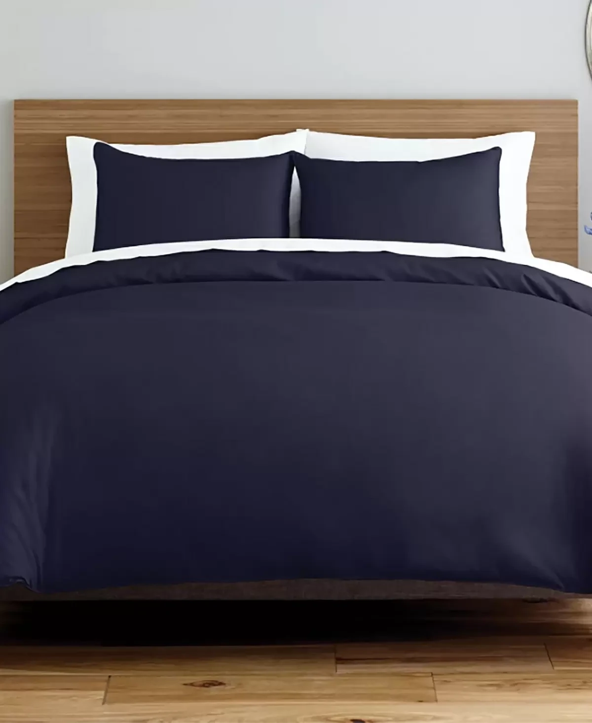 Sunham Solid Twin 2 Piece Duvet Set Bedding
