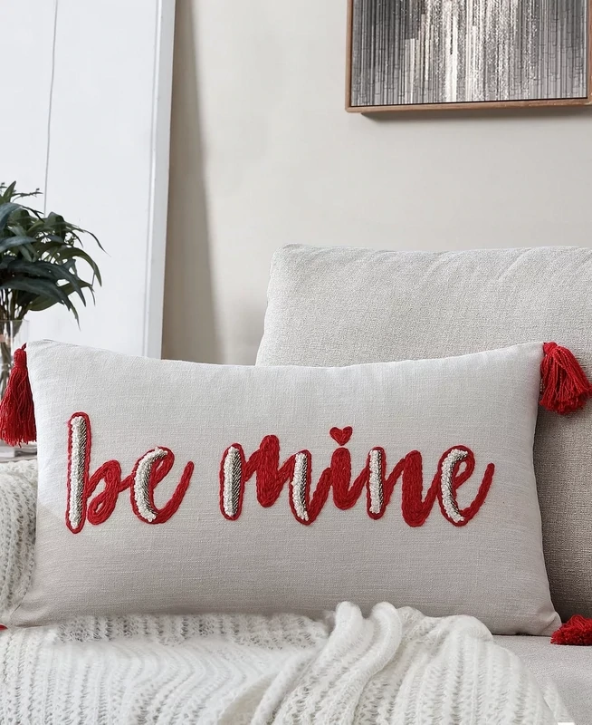 Lacourte Be Mine Decorative Pillow, 14&quot; X 24&quot;