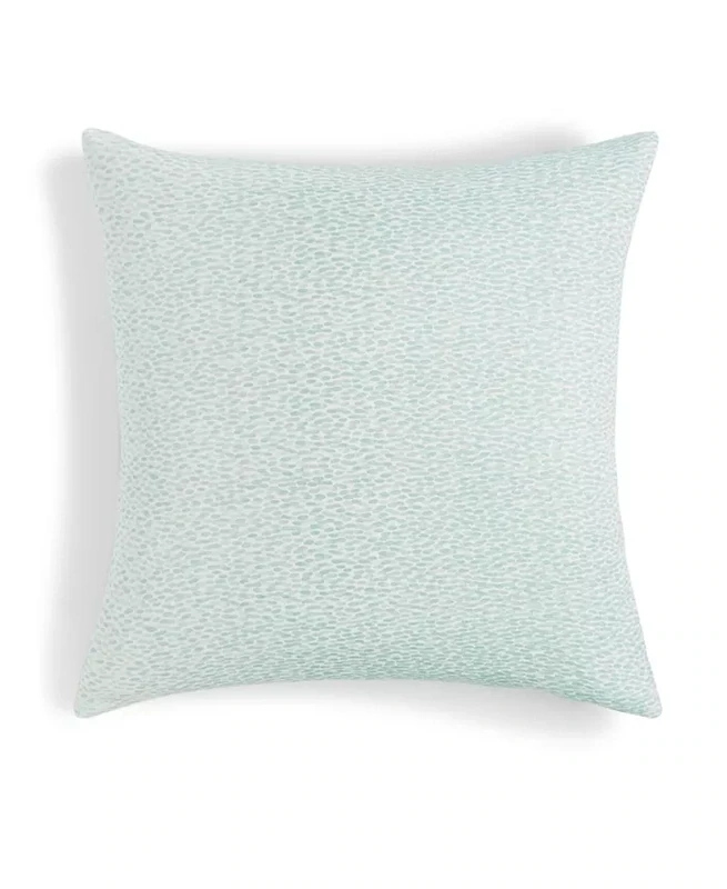 Oake Watercolor Dots Sham, European - Green