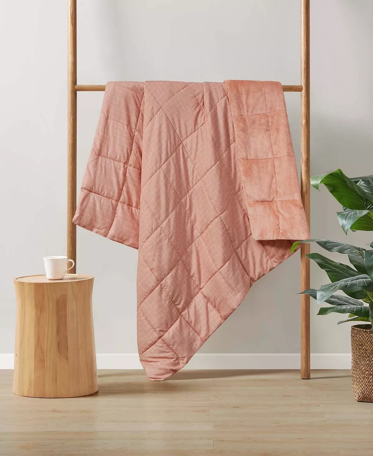 Clean Spaces Quilted Throw, 50 X 60 - Heath Copper