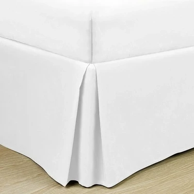 Swift Home Easy Fit Basic Pleated 14" Drop Queen Bedskirt Bedding