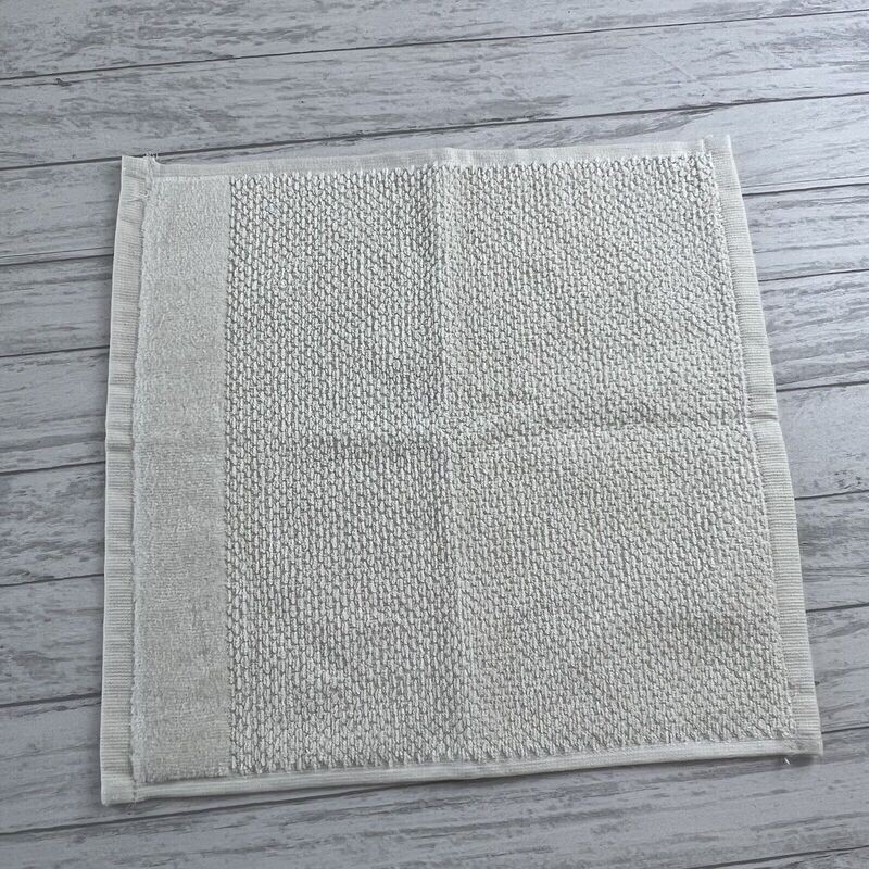 Enchante Home Wash Cloth Incanto Cream - 12x12