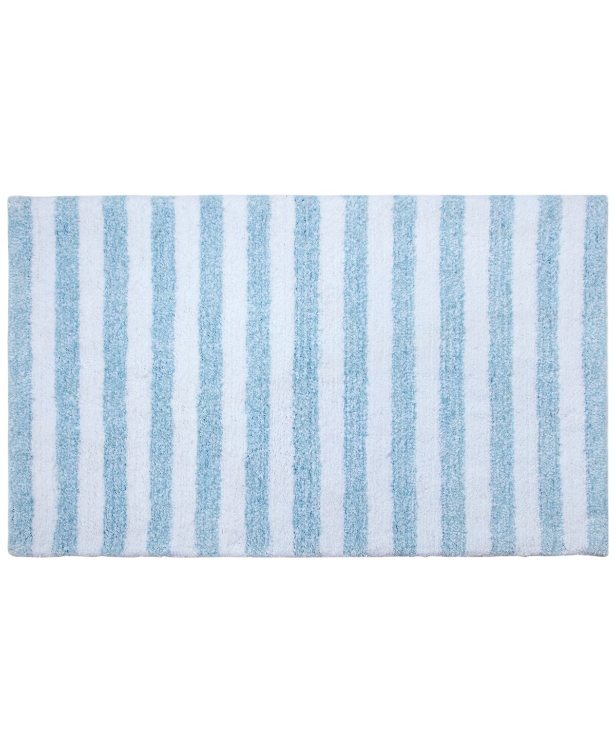 Modeira Stripe 21 X 34 Bath Rug - Aqua