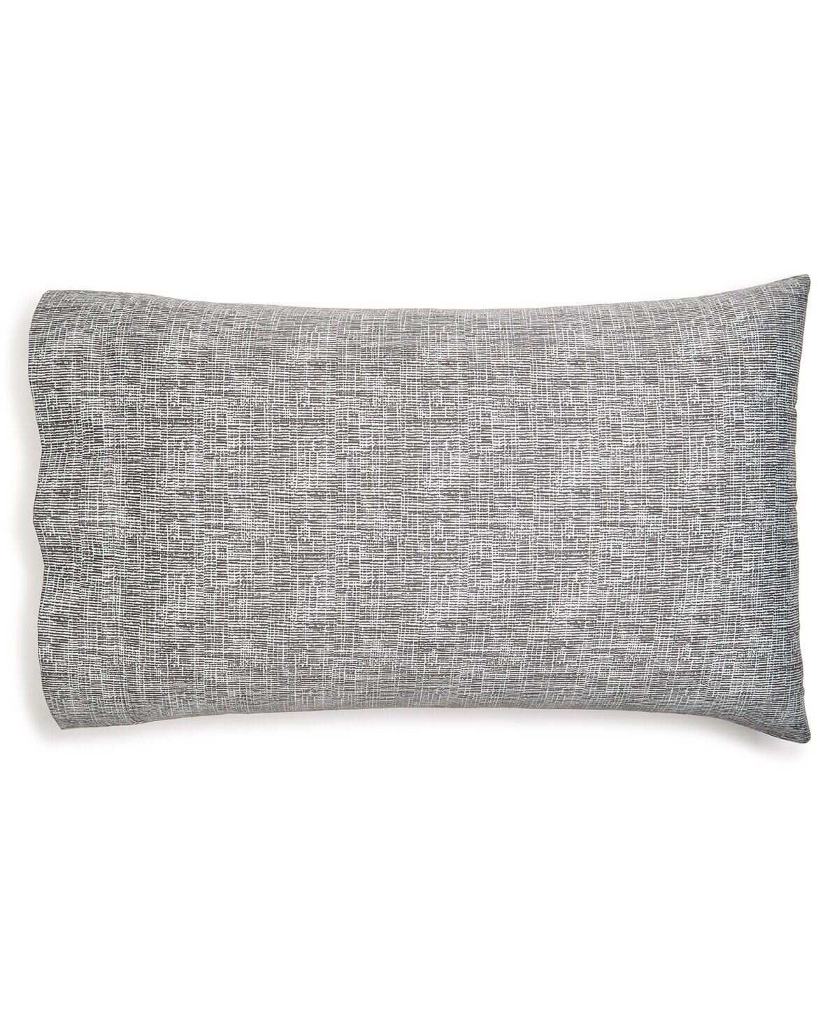 Oake Ethicot Standard Pillowcase Pair, Charcoal
