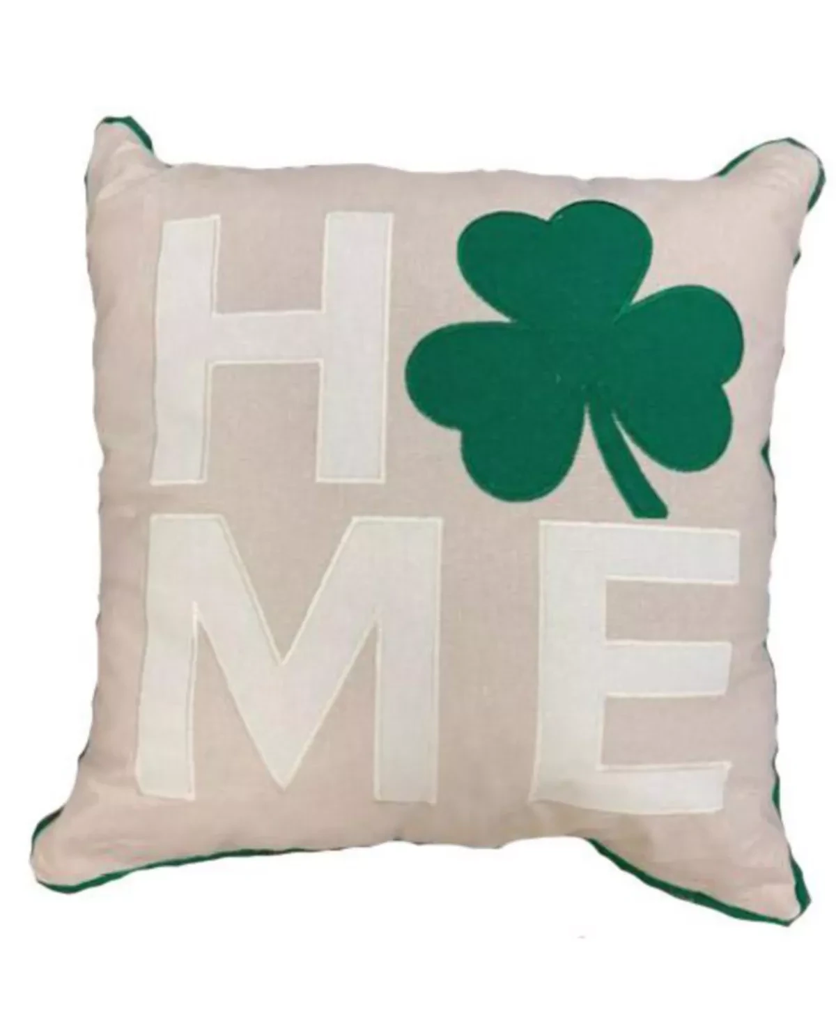 Lush Decor Home Shamrock Decorative Pillow 18x18 - Green