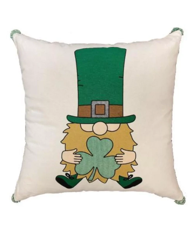 Lush Decor Leprachaun Decorative Pillow 18&quot;x18&quot;