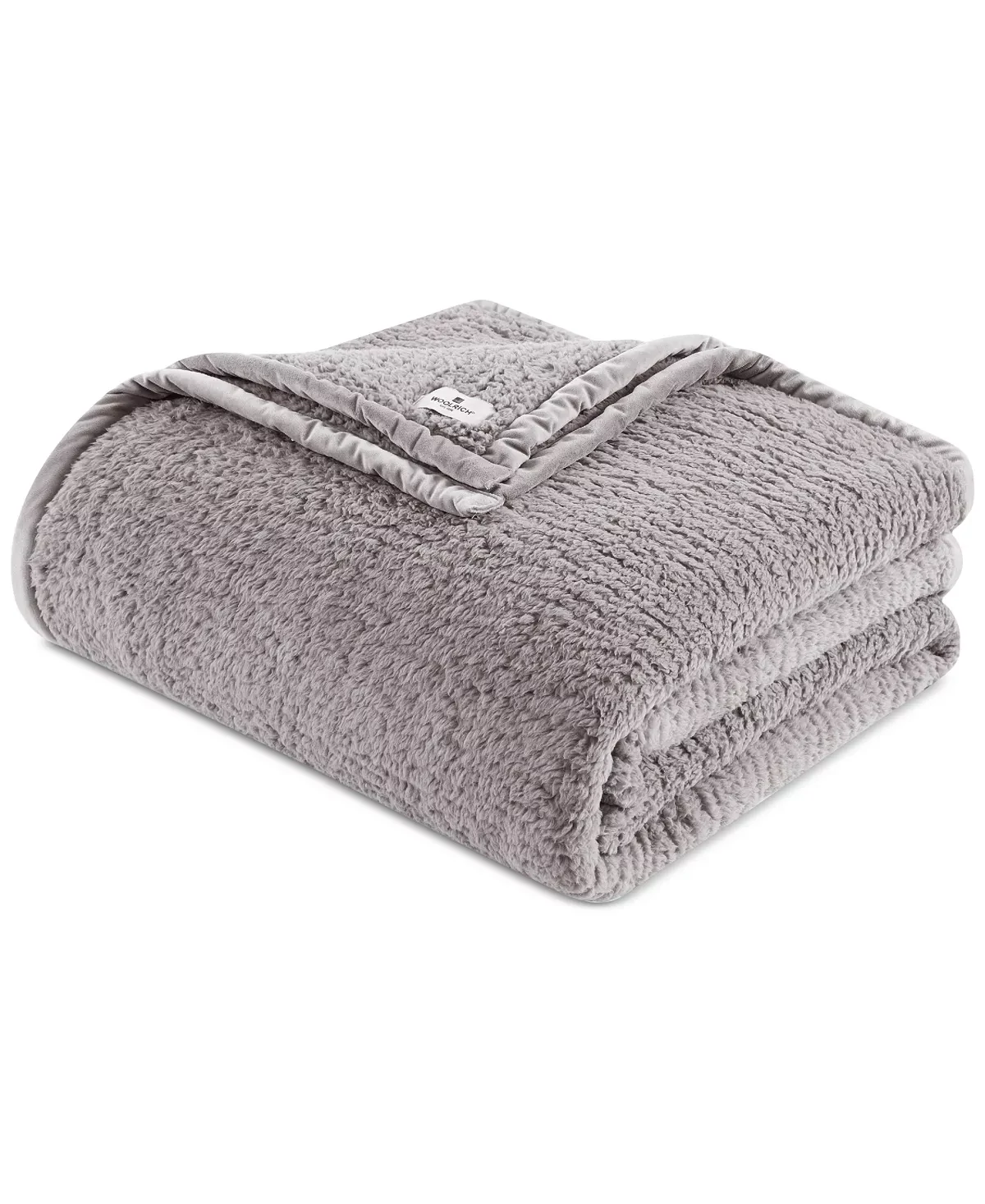 Woolrich Burlington Grey Full/Queen Polyester Berber Blanket, Grey