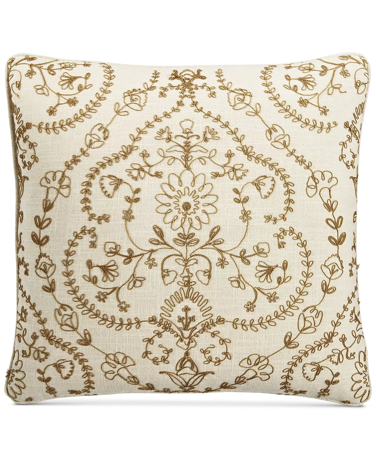Lacourte Cameron 20" Square Decorative Pillow, White
