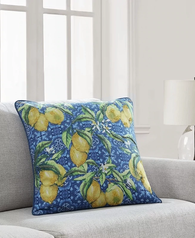 	Lemon Garden Decorative Pillow, 20&quot; x 20&quot;