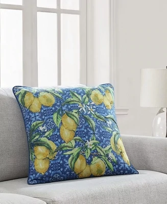  Lemon Garden Decorative Pillow, 20" x 20"