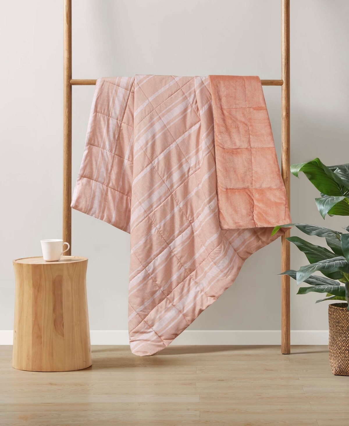 Clean Spaces Quilted Throw, 50 X 60 - Kent Copper