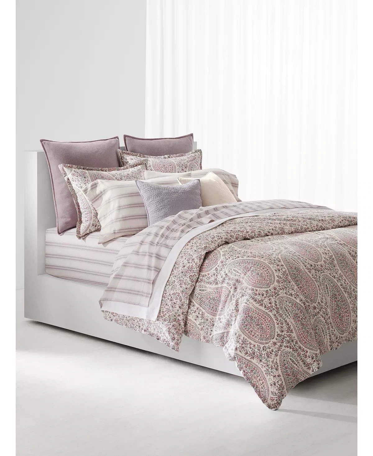 Lauren Ralph Lauren Claudia Paisley Duvet Cover Set, Queen Bedding