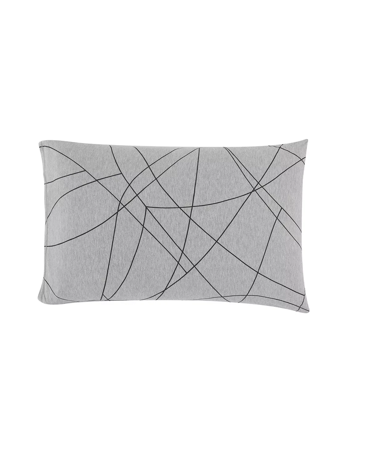 Calvin Klein Home Scribble King Pillowcase Pair, Gray