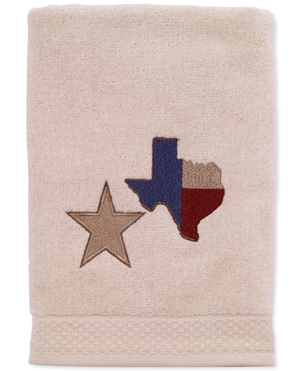 Avanti Home Sweet Texas Hand Towel Bedding, Beige