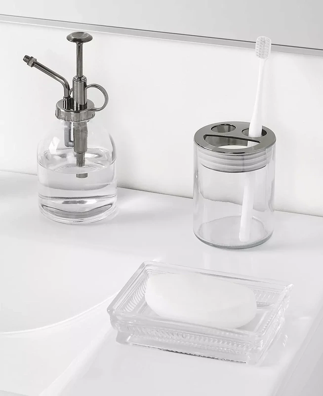 Seventh Studio Sphere 3 Piece Glass Accessory Set Bedding