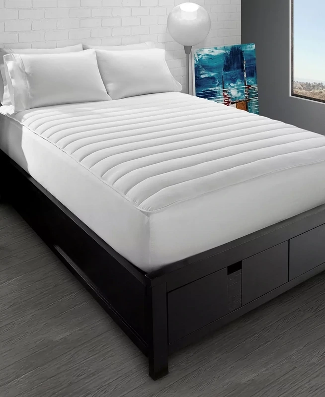 ELLA JAYNE Big Soft Queen Mattress Pad, White