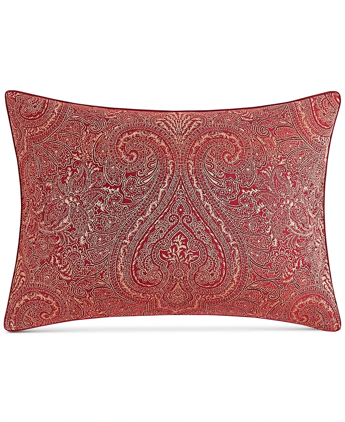 Hotel Collection Regal Paisley Sham, King, Berry