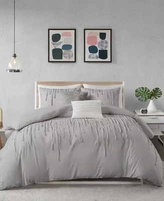 Urban Habitat Paloma 4-Pc. Comforter Set, Twin/Twin Xl Bedding - Grey