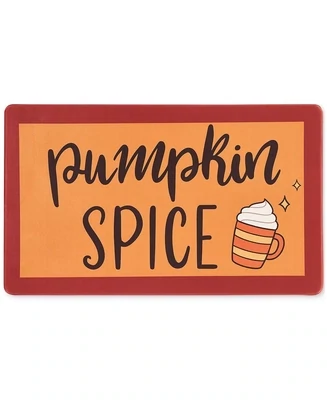 Pumpkin Spice Fall Kitchen Mat, 18" X 30" Bedding