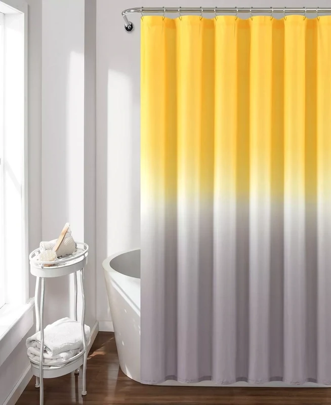 Umbre Fiesta 72&quot; x 72&quot; Shower Curtain Bedding, Yellow