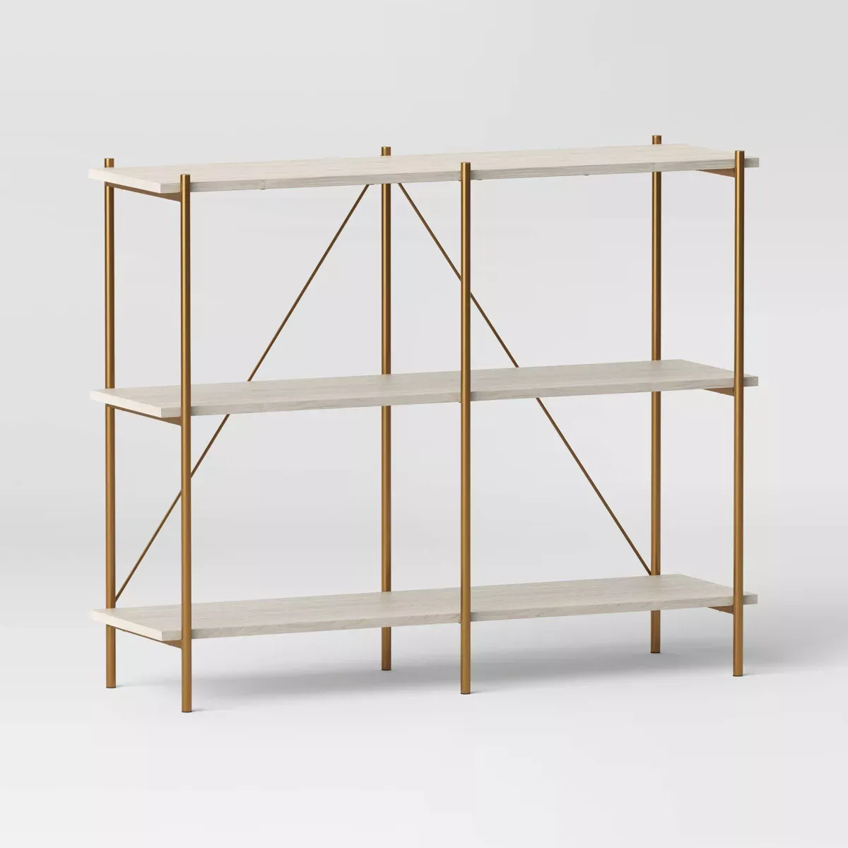 39.45&quot; Elowen 3 Shelf Bookcase - Threshold