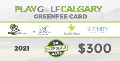 Play Golf Calgary Green Fee Card 95542