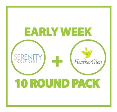 Early Week Serenity + HeatherGlen 10 Round Pack 99645