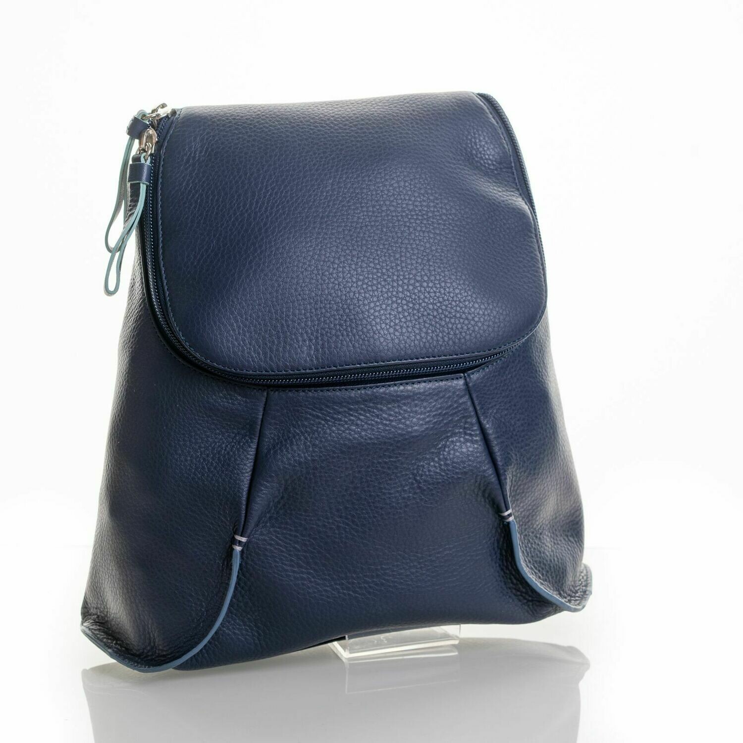 leather multiway backpack