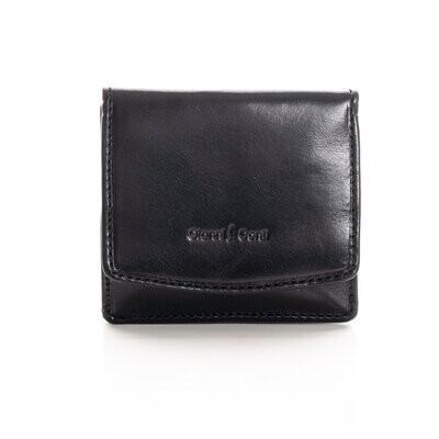 Gianni Conti Wallet with Tray Coin Purse, Colour: Black