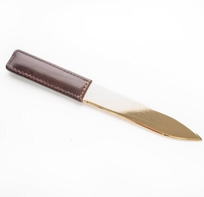 Gianni Conti Leather Paper Cutter / Letter Opener