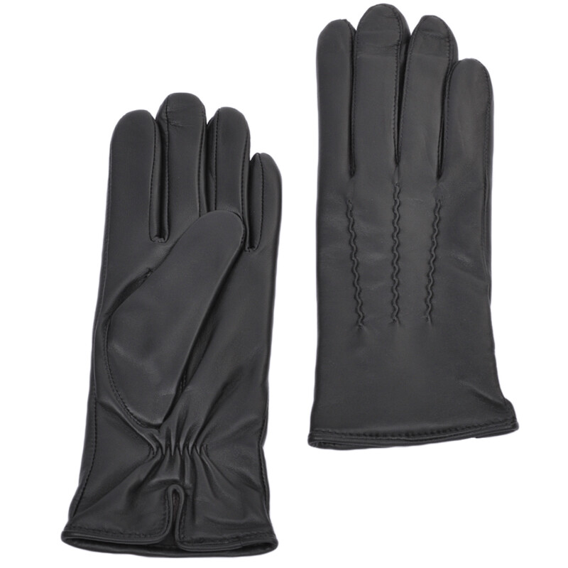 Ladies Leather Gloves in Black