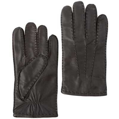 Men's Leather Gloves in Brown
