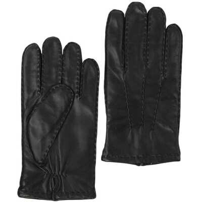 Men's Leather Gloves in Black