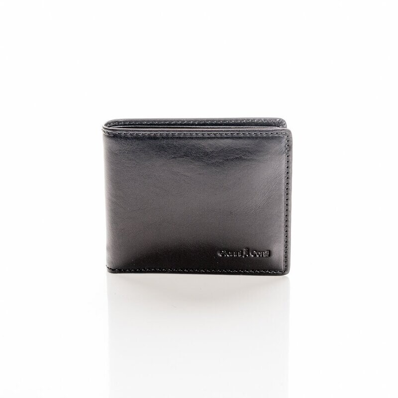 Gianni Conti Classic Bifold Wallet, Colour: Black