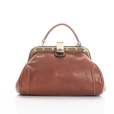 Gianni Conti Gladstone Style Bag, Colour: Tan