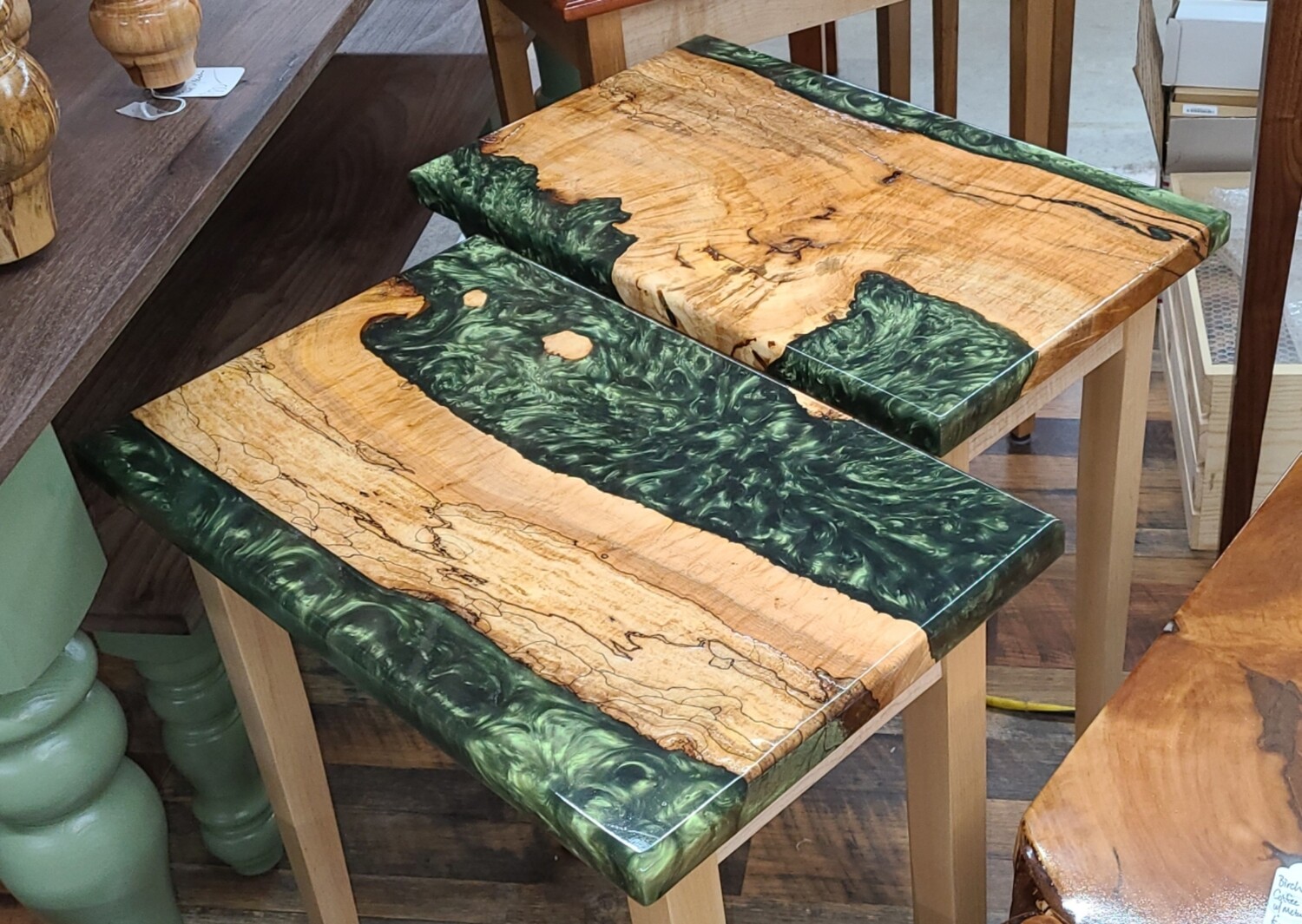 Epoxy End Tables