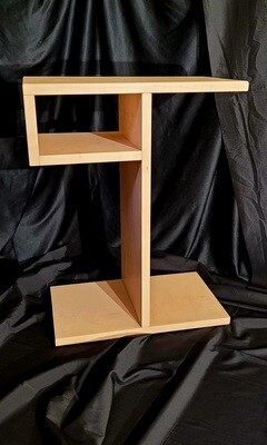 C- Table with Shelf