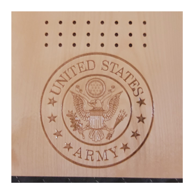 Cribbage Board 3-Track Army