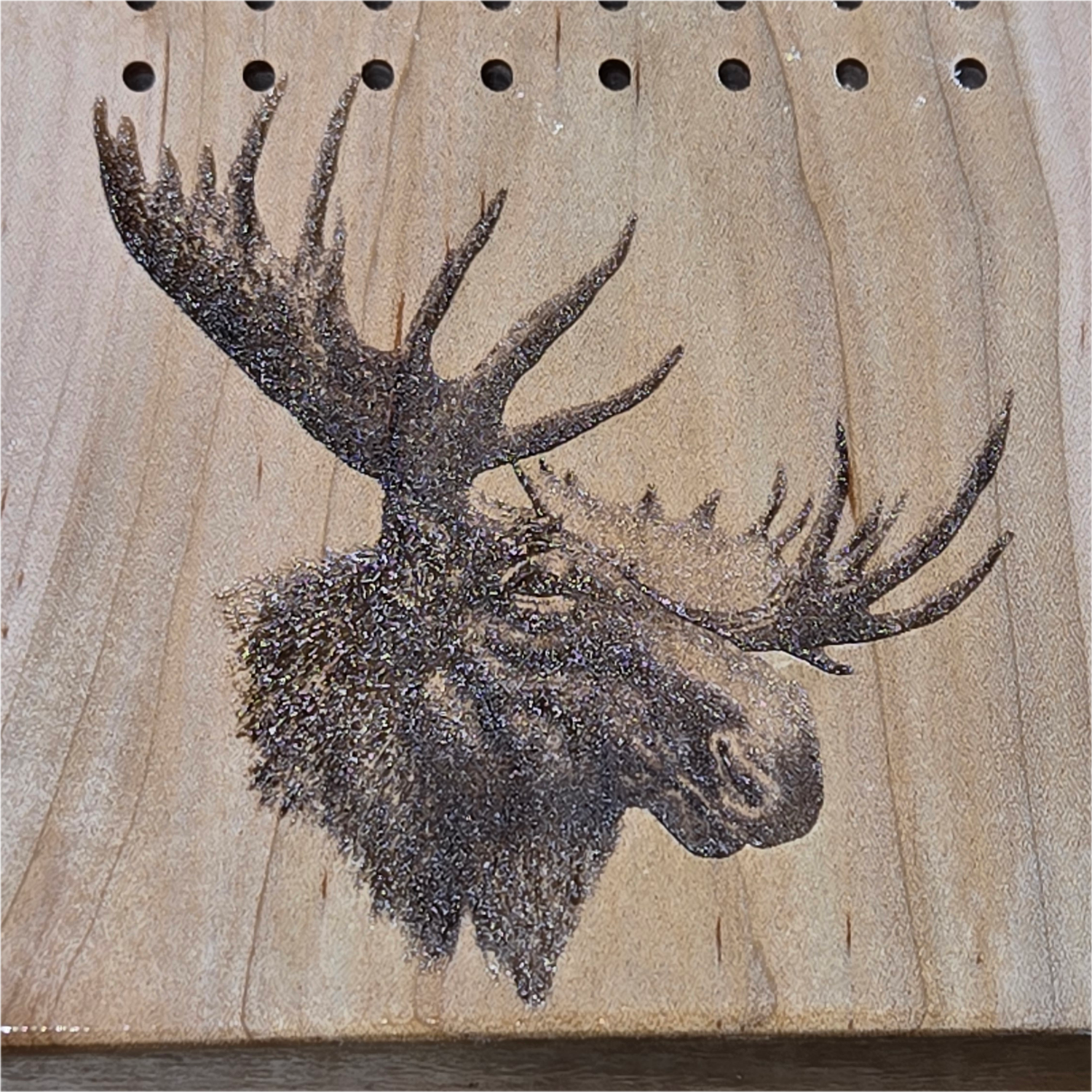 Cribbage Board 3 track Moose Head